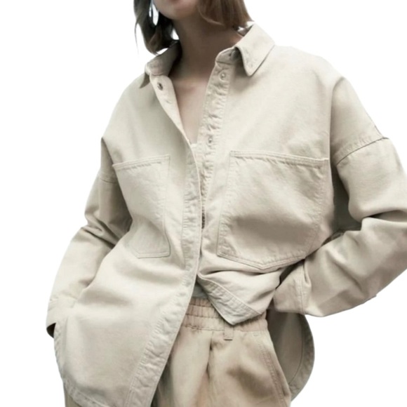Zara ZW Limited Edition Denim Shirt - Picture 1 of 7